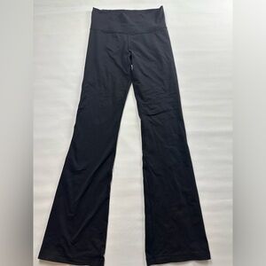 Lululemon tall black flare high rise leggings. No tag. Fits size 8.